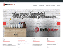 Tablet Screenshot of birlikbaski.com